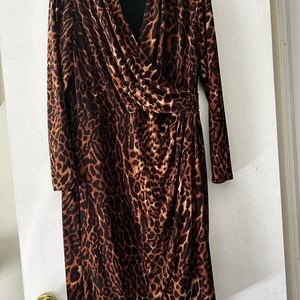 Ralph Lauren Jersey faux wrap dress